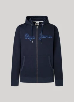 Men Pepe Jeans Zip-Up Sweatshirt